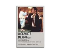 HUYRYRRHT Look Who's Talking Posters Aesthetic Wall Art Canvas Poster Vintage Poster Decorative Painting Living Room Bed Room Decor12x18inch(30x45cm) Unframe-style