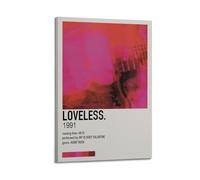 HUYRYRRHT My Bloody Valentine Posters Aesthetic Wall Art Canvas Poster Vintage Poster Decorative Painting Living Room Bed Room Decor24x36inch(60x90cm) Frame-style