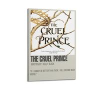 HUYRYRRHT The Cruel Prince Holly Black（7） Posters Aesthetic Wall Art Canvas Poster Vintage Poster Decorative Painting Living Room Bed Room Decor24x36inch(60x90cm) Frame-style