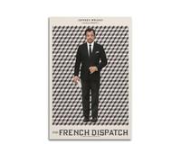 HUYRYRRHT The French Dispatch Posters Aesthetic Wall Art Canvas Poster Vintage Poster Decorative Painting Living Room Bed Room Decor20x30inch(50x75cm) Unframe-style