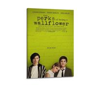 HUYRYRRHT The Perks of Being A Wallflower Posters Aesthetic Wall Art Canvas Poster Vintage Poster Decorative Painting Living Room Bed Room Decor12x18inch(30x45cm) Frame-style