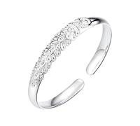 HUYTBYG Bracelet National Wind Bracelet Flower Bracelet Quicksand Flapper Earrings (Silver, One Size)