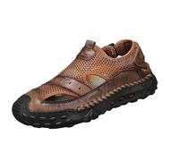 HUYTBYG Man's Beach Snorkeling Diving Couple Involved in Swimming Red Retrofitting Streams Soft Bottom Skin Shoes Mens Casual Sports Shoes (Khaki, 9.5)