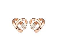 HUYTBYG Slimming Hoop Earrings Halolux Lymphvity Magnetotherapy Earrings Activity Hoop Acupuncture Earrings Jewelry Pearl Dangling Earrings (Rose Gold, One Size)