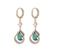 HUYTBYG Slimming Hoop Earrings Halolux Lymphvity Magnetotherapy Earrings Activity Hoop Earrings Acupuncture Earrings Fashion Earrings Lot (Blue, One Size)