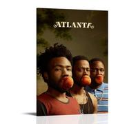 HUYTRGRBRT Atlanta Poster Wall Art Decorative Canvas Cover Modern Art Painting for Living Room 24x36inch(60x90cm) Frame-style