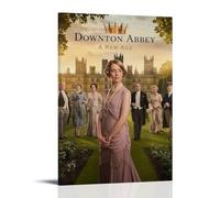 HUYTRGRBRT Downton Abbey Poster Wall Art Decorative Canvas Cover Modern Art Painting for Living Room 08x12inch(20x30cm) Frame-style
