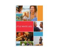 HUYTRGRBRT Little White Lies Poster Wall Art Decorative Canvas Cover Modern Art Painting for Living Room 08x12inch(20x30cm) Unframe-style