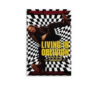 HUYTRGRBRT Living in Oblivion Poster Wall Art Decorative Canvas Cover Modern Art Painting for Living Room 08x12inch(20x30cm) Unframe-style