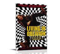 HUYTRGRBRT Living in Oblivion Poster Wall Art Decorative Canvas Cover Modern Art Painting for Living Room 16x24inch(40x60cm) Frame-style