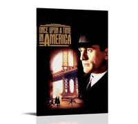 HUYTRGRBRT Once Upon A Time in America Poster Wall Art Decorative Canvas Cover Modern Art Painting for Living Room 12x18inch(30x45cm) Frame-style