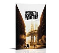 HUYTRGRBRT Once Upon A Time in America Poster Wall Art Decorative Canvas Cover Modern Art Painting for Living Room 20x30inch(50x75cm) Frame-style