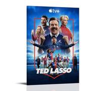 HUYTRGRBRT Ted Lasso Poster Wall Art Decorative Canvas Cover Modern Art Painting for Living Room 20x30inch(50x75cm) Frame-style