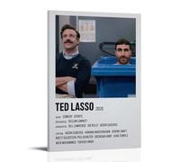 HUYTRGRBRT Ted Lasso Poster Wall Art Decorative Canvas Cover Modern Art Painting for Living Room 24x36inch(60x90cm) Frame-style