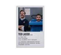 HUYTRGRBRT Ted Lasso Poster Wall Art Decorative Canvas Cover Modern Art Painting for Living Room 24x36inch(60x90cm) Unframe-style
