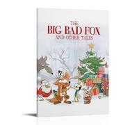 HUYTRGRBRT The Big Bad Fox And Other Tales Poster Wall Art Decorative Canvas Cover Modern Art Painting for Living Room 08x12inch(20x30cm) Frame-style