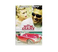 HUYTRGRBRT The Rum Diary Poster Wall Art Decorative Canvas Cover Modern Art Painting for Living Room 24x36inch(60x90cm) Unframe-style