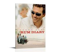 HUYTRGRBRT The Rum Diary Poster Wall Art Decorative Canvas Cover Modern Art Painting for Living Room 12x18inch(30x45cm) Frame-style