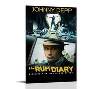 HUYTRGRBRT The Rum Diary Poster Wall Art Decorative Canvas Cover Modern Art Painting for Living Room 20x30inch(50x75cm) Frame-style