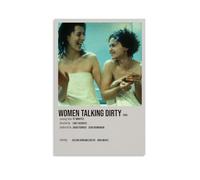 HUYTRGRBRT Women Talking Dirty Poster Wall Art Decorative Canvas Cover Modern Art Painting for Living Room 20x30inch(50x75cm) Unframe-style