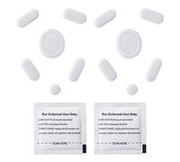 HUYUN 2 Sets White Rounded Curved Edges Mouse Feet Pads Skates Compatible for Logit G304 G305 Mouse