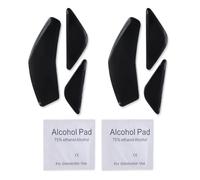 HUYUN Black Mouse Skates & Feet for SteelSeries Rival 600 & 650 (2 Sets)