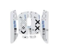 HUYUN Mouse Side Panels / Anti Sweat Paste Grip Tape Replacement for Logit G Pro X Superlight Second Generation Wireless Gaming Mouse (White)
