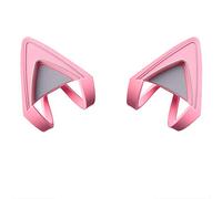 HUYUN Silicone Cat Kitty Ears Lovely Attachable Accessory headphone Compatible for Razer Kraken 2019, Kraken TE Headsets (Pink)