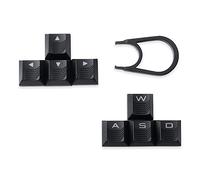 HUYUN Texture Tactility Backlit Keycaps Replacement for Cherry 2.0/5.0/6.0/9.0 Alienware AW510K/ikbc S200/K70 RGB MK.2 LP Low Profile Keyboard (Black)