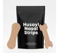 Huzayl Nasal Strips 30 Pack - Nose Strips for Breathing, Snoring & Blocked Nose - Drug-Free Anti Snoring Aids for Men & Women - Soft Breathable Nasal Strips for Sleep & Sport