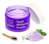 Huzayl Professional Teeth Whitening Powder - Stain Removal & Enamel Safe Teeth Whitener - Whitening Tooth Powder for Coffee, Wine, Smoking Stains - Sensitive Teeth - 15g