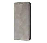 Huzhide for iPhone X7 Case, Notebook Wallet Leather Flip Case with Magnetic Closure Stand Card Holder Cash Slots TPU Case Shockproof Phone Cover for iPhone X7, Grey