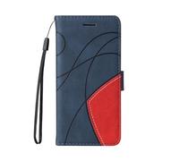 Huzhide for Samsung Galaxy A07 Wallet Case, Soft Leather Wallet Case Flip Folding Shockproof Cover with Credit Card Slots Stand Magnetic Protective for Samsung Galaxy A07 Phone Case, Blue