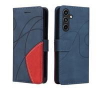 Huzhide for Samsung Galaxy A26 5G Wallet Case, Soft Leather Wallet Case Flip Folding Shockproof Cover with Credit Card Slots Stand Magnetic Protective Compatible for Samsung A26 5G Phone Case, Blue