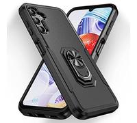 Huzhide for Samsung Galaxy A54 5G Phone Case Kickstand, Black | Military Grade Heavy Duty Protection, Hybrid Hard PC Shockproof TPU, Ring Holder, Magnetic, Slim Matte Bumper Armour Cover