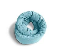 Huzi Infinity Pillow - Travel Neck Pillow - Versatile Soft 360 Support Scarf - Machine Washable - Home Travel Flight Road Trips (Airy Blue)