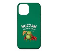 Huzzah A Slice of Valor Frog Knight Pizza Gamer Snacks Case for iPhone 12 mini