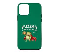 Huzzah Feast For A King Frog Knight Burger Gamer Snacks Case for iPhone 12 mini