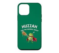 Huzzah For Noodle Quest Frog Knight Spaghetti Gamer Snacks Case for iPhone 12 mini