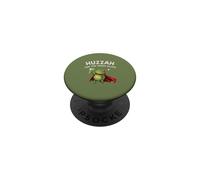 Huzzah For The Green Elixir Frog Matcha Ironic Fantasy Funny PopSockets Adhesive PopGrip