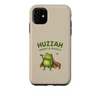 Huzzah Short And Mighty Frog Espresso Ironic Medieval Funny Case for iPhone 11