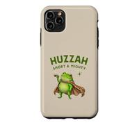 Huzzah Short And Mighty Frog Espresso Ironic Medieval Funny Case for iPhone 11 Pro Max