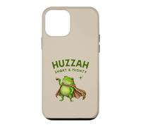 Huzzah Short And Mighty Frog Espresso Ironic Medieval Funny Case for iPhone 12 mini