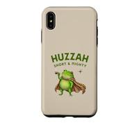 Huzzah Short And Mighty Frog Espresso Ironic Medieval Funny Case for iPhone XS Max