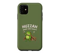 Huzzah Short And Mighty Frog Espresso Medieval Funny Tee Case for iPhone 11