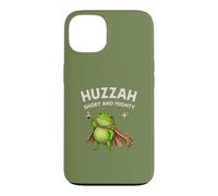 Huzzah Short And Mighty Frog Espresso Medieval Funny Tee Case for iPhone 13