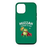 Huzzah Tuesday Is Mine Frog Knight Taco Enthusiasts Snacks Case for iPhone 12/12 Pro