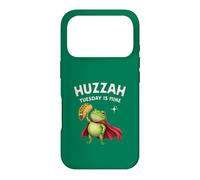 Huzzah Tuesday Is Mine Frog Knight Taco Enthusiasts Snacks Case for iPhone 17 Pro
