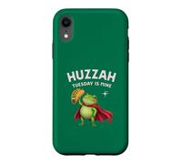 Huzzah Tuesday Is Mine Frog Knight Taco Enthusiasts Snacks Case for iPhone XR