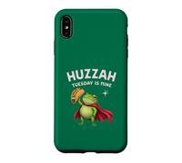 Huzzah Tuesday Is Mine Frog Knight Taco Enthusiasts Snacks Case for iPhone XS Max